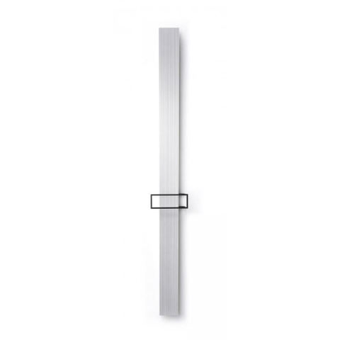 Vasco Bryce Mono radiateur design aluminium vertical 2200x150mm 696W - raccordement 0066 blanc structuré (S600) SW237099