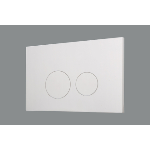 Geberit Duofix Element - UP320 - QeramiQ push bedieningsplaat - wand - 112cm - ronde knoppen - kunststof - glans wit SW976107