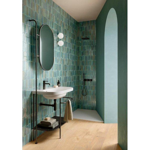 ÉCHANTILLON Ceralto Alvera Decor Carrelage mural 5x15cm 10mm turquoise SW914168