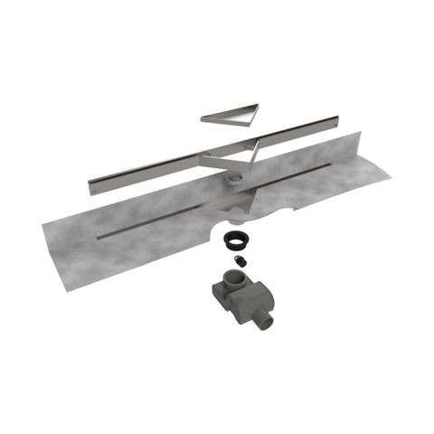 Easy Drain S line caniveau de douche 90cm avec grille zero pour carrelage GA36776