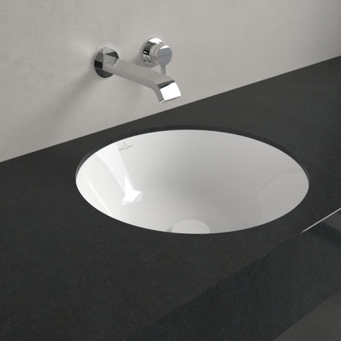 Villeroy & Boch Architectura Lavabo sous-plan - 400 x 400 x 175 mm - blanc Alpin brillant (blanc) - sans trop-plein SW762349