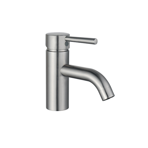 Fortifura Calvi Wastafelkraan - 14.8cm - opbouw - PVD - geborsteld RVS SW377856