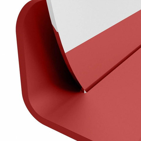Mondiaz SPOT miroir – Ø 60 cm – avec tablette – Fire (rouge) SW1235524