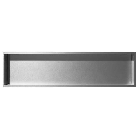 Looox BoX niche - 120x30cm - encastrée - inox brossé GA63612
