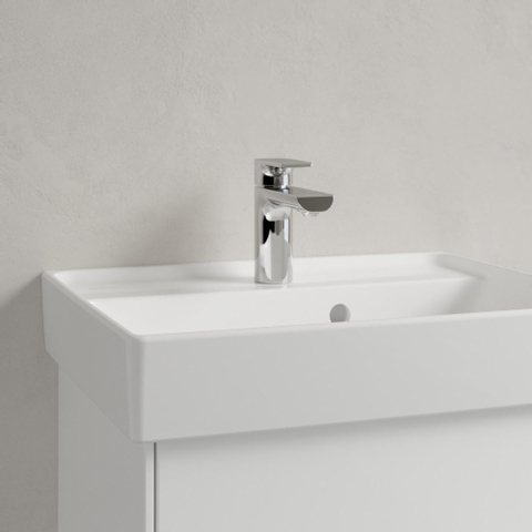 Villeroy & Boch Collaro fontein - 50x40cm - met overloop - 1 kraangat - White Alpine (glans wit) SW358368