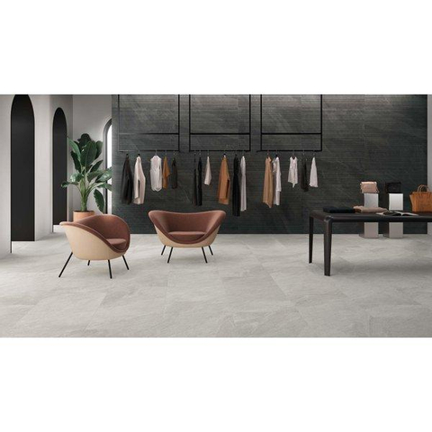 ÉCHANTILLON Ceralto Contura Concrete Carrelage sol et mur 60x60cm 9.5mm rectifié R9 grès cérame Moon SW976402