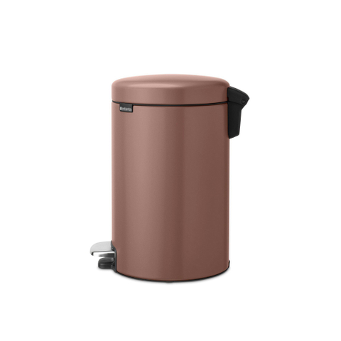 Brabantia NewIcon Pedaalemmer - 12 liter - kunststof binnenemmer - satin taupe TWEEDEKANS OUT13877