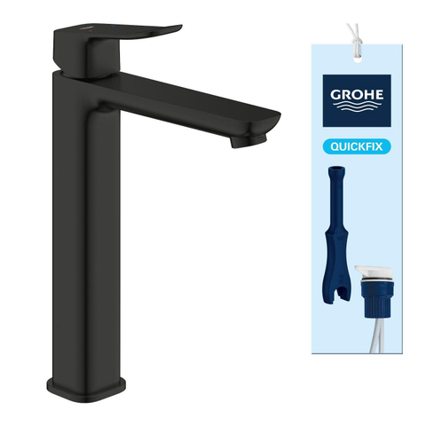 Grohe Dice Wastafelmengkraan - XL-size - opbouw - matte black (mat zwart) SW1440582