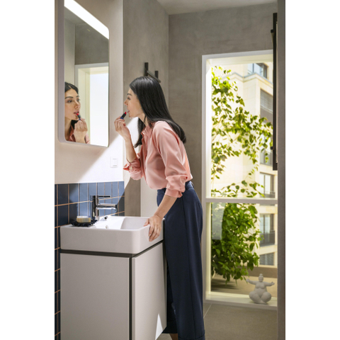 Hansgrohe Zesis s Wastafelmengkraan - 14cm - eengreeps - coolstart - push open afvoer - chroom SW1388825