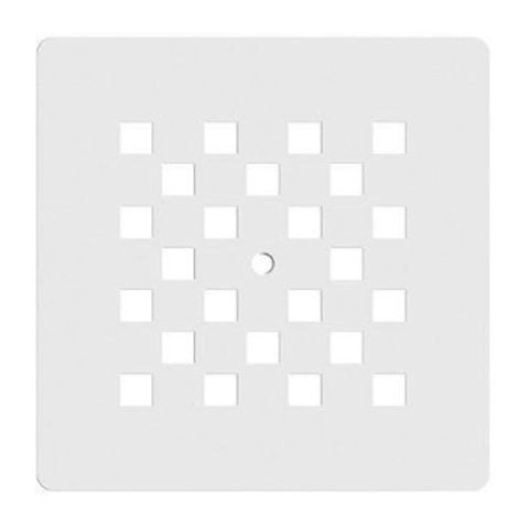 Fortifura Galeria Afvoerrooster - 13x13x1cm - mat wit SW543418