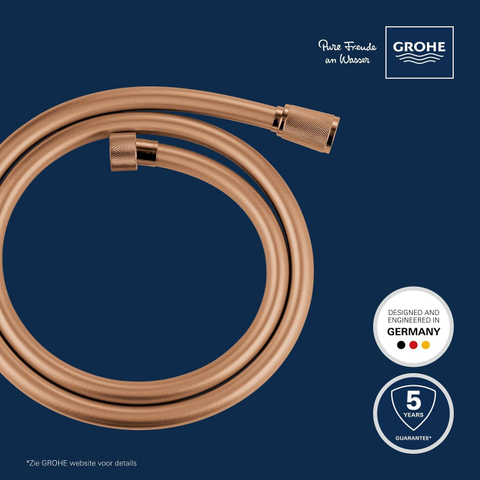 Grohe Silverflex Doucheslang - 125cm - glad - warm sunset (koper) SW116332