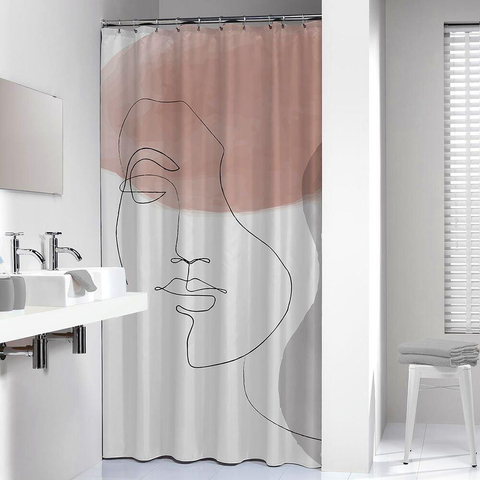 Sealskin Made Rideau de douche 180x200 cm Polyester Multicolore SW699514