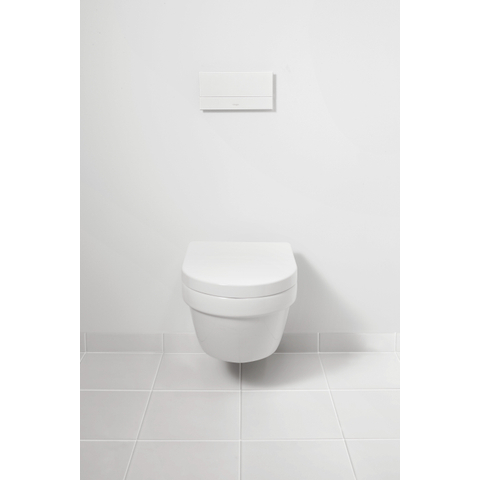 Villeroy & Boch Architectura combipack hangend toilet - diepspoel - met toiletzitting - met softclose en quickrelease - White Alpine (glans wit) 0124345