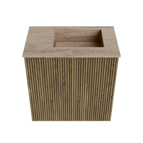 Mondiaz JOYA-DLUX Meuble de toilette 40cm - couleur Dusk - Lavabo FAYE position Droite Sans trou de robinet couleur Saba SW1426035