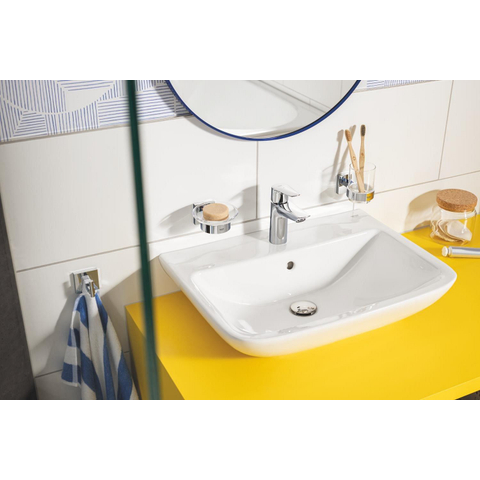 Grohe Start QuickFix Wastafelmengkraan - opbouw - 10.9cm uitloop - S-size - push to open waste - chroom OUTLETSTORE STORE41732