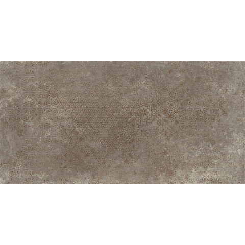 Terravito Sigillo carrelage murale et de sol - 59.5x119.5cm - 8mm - rectifié - effet béton - brun/ gris SW863183