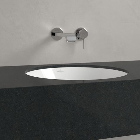 Villeroy & Boch Architectura Lavabo sous-plan - 400 x 400 x 175 mm - blanc Alpin brillant (blanc) - sans trop-plein SW762349