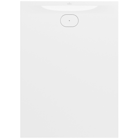 Villeroy & Boch Ecora douchebak - 140x100x3.5cm - afvoer korte zijde - white alpine (wit) SW1559017