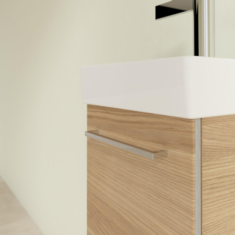 Villeroy & Boch Avento wastafelonderbouwkast - 1 deur - 34x51.4x20.2cm rechts - Nordic Oak (hout) SW448413