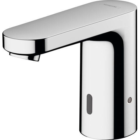 Hansgrohe Vernis Blend wastafelkraan elektronisch 6V warm water - hoogglans chroom SW651445