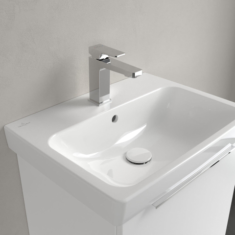 Villeroy & Boch Architectura Wastafel - 42x55cm - met kraangat - White Alpine (glans wit) SW1162433