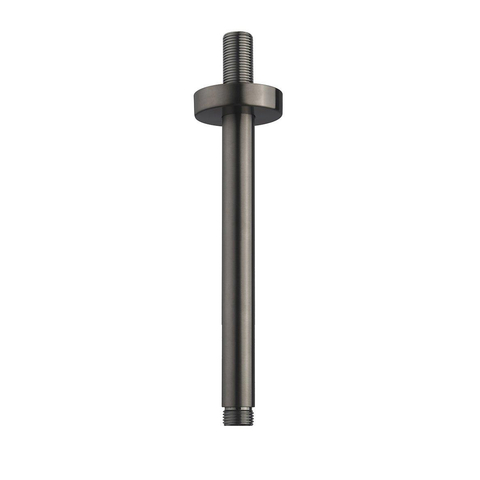 Wiesbaden Unimatch Douchearm - met plafondbevestiging - 20cm - PVD - gunmetal (antraciet) SW523980