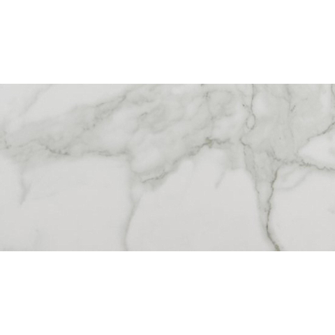 Vtwonen Classic vloer- en wandtegel - 30x60cm - 10mm - gerectificeerd - R9 - marmerlook - mat white (wit) SW367707