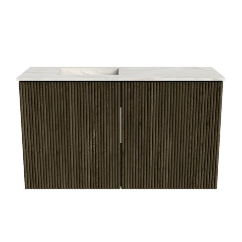 Mondiaz JOYA-DLUX Meuble de toilette 70cm - couleur Shadow - Vasque FAYE position Gauche 1 trou de robinet couleur Ostra. SW1422977
