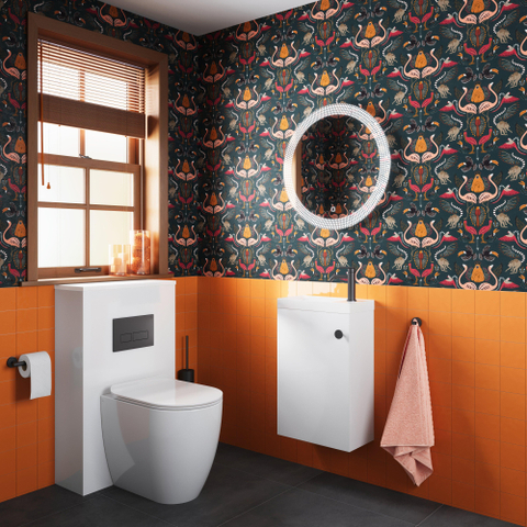 Crosswater 3ONE6 Toiletrolhouder - 16.3x7.8cm - RVS - slate gunmetal (antraciet) SW928053