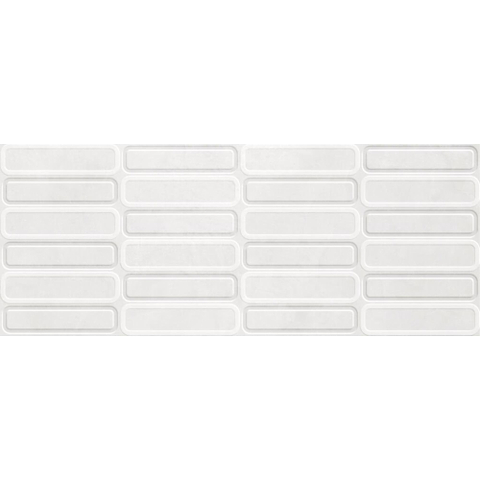 ÉCHANTILLON Terravito Evarno carreau mural - 30x75cm - rectifié - White mat (blanc mat) SW1130607