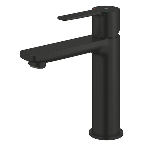 GROHE Lineare New wastafelkraan - s-size - met klikwaste - mat zwart SW1477635