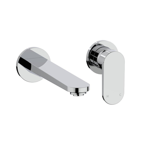 Crosswater Drift Wastafelkraan inbouw - wand gemonteerd - hoogglans chroom SW928217