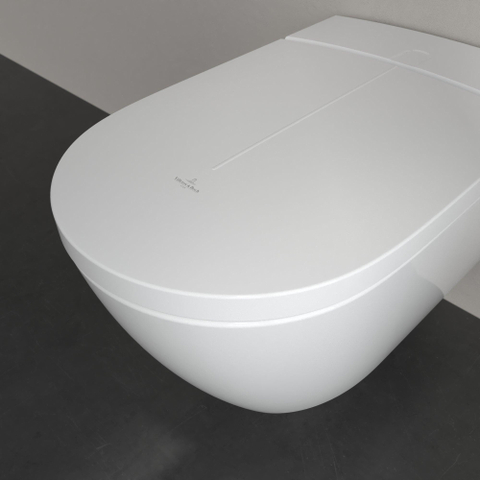 Villeroy & Boch Viclean I - 100 combipack douche wc Directflush CeramicPlus - spoelrandloos - White Alpine (glans wit) SW106589