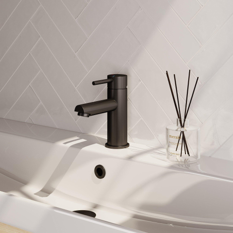 BRAUER Stripe Mitigeur lavabo bas en saillie - modèle A - noir mat SW1435088