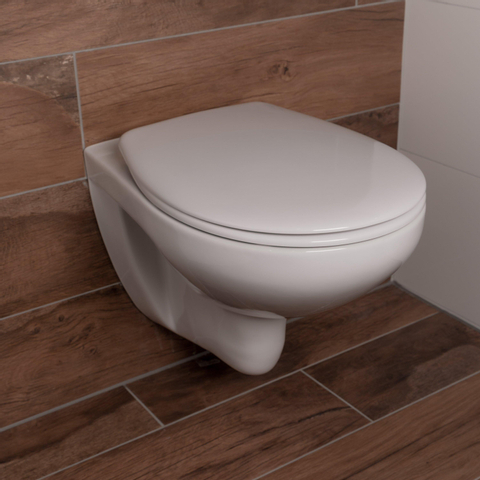 Plieger Basic WC suspendu mural - sans abattant - blanc brillant 0261520