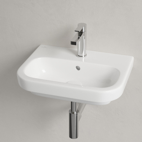 Villeroy & Boch Architectura fontein - 50x38cm - 1 kraangat - met overloop - White Alpine (glans wit) SW68797