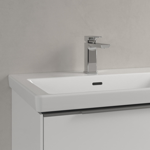 Villeroy & Boch Subway 3.0 meubelwastafel - 130x47cm - 2 kraangaten - met overloop - White Alpine (glans wit) SW641664