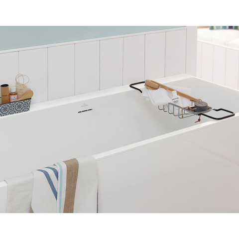 Villeroy & Boch Subway 3.0 bad rechthoek - 180x80cm duo - met afvoer - glans wit SW641650