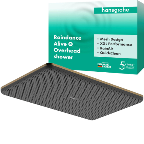 Hansgrohe Raindance Alive Q - hoofddouche 210/340 1jet - geborsteld brons (brons) SW1388387