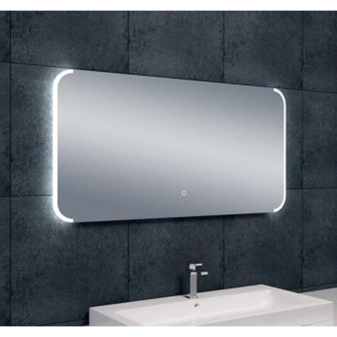 Wiesbaden Bracket spiegel rechthoek met LED, dimbaar en spiegelverwarming 120 x 60 cm SW95794
