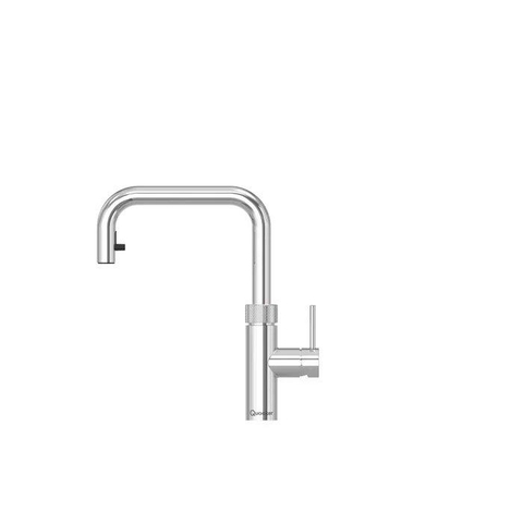 Quooker BE Flex Square kokendwaterkraan - draaibare & uittrekbare uitloop - Combi+ incl. Cube reservoir - Warm / kokend / bruisend / gefilterd water - chroom SW1419635