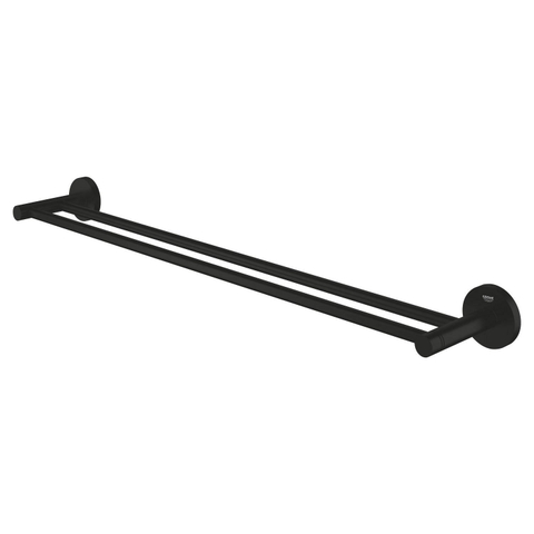 Grohe Start QuickFix Handdoekhouder - 60cm - dubbel - matte black (mat zwart) SW1126490