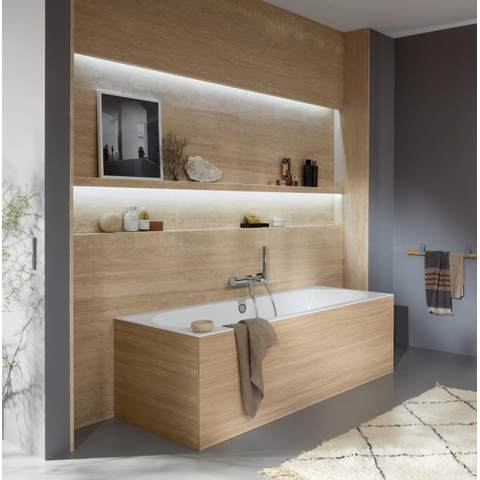 Villeroy & Boch Oberon 2.0 bad rechthoek - 170x75cm duo - glans wit SW209463