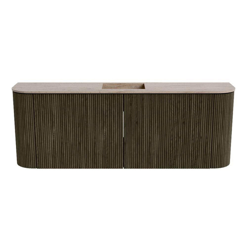 Mondiaz JOYA-DLUX 113.2cm toiletmeubel - ronding links en rechts kleur Shadow - Wastafel FAYE positie Midden Zonder kraangat kleur Saba. SW1425166