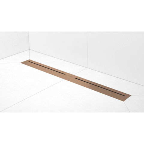 Easy Drain Pureflow Caniveau de douche - 90cm - dryphon - cuivre brossé SW1412237