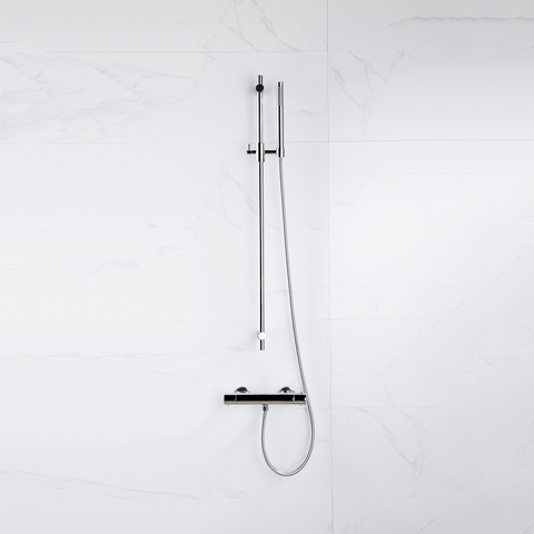 Fortifura Calvi Thermostatische Douchekraan - opbouw - hoogglans chroom SW377816