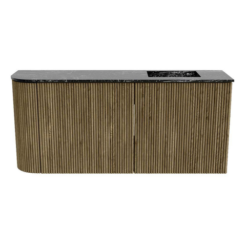 Mondiaz JOYA-DLUX 91.6cm toiletmeubel - ronding links kleur Dusk - Wastafel FAYE positie Rechts Zonder kraangat kleur Lava. SW1423258
