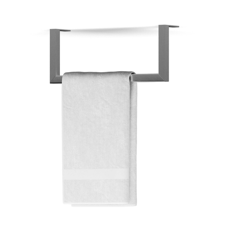 Looox Rail Wood handdoekhouder 35cm RVS geborsteld SW392204