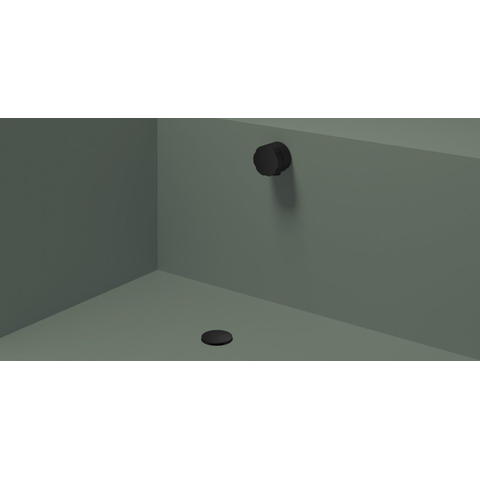 Hotbath Cobber Badoverloop - vulcombinatie - verlengd - PVD - mat zwart SW1117768