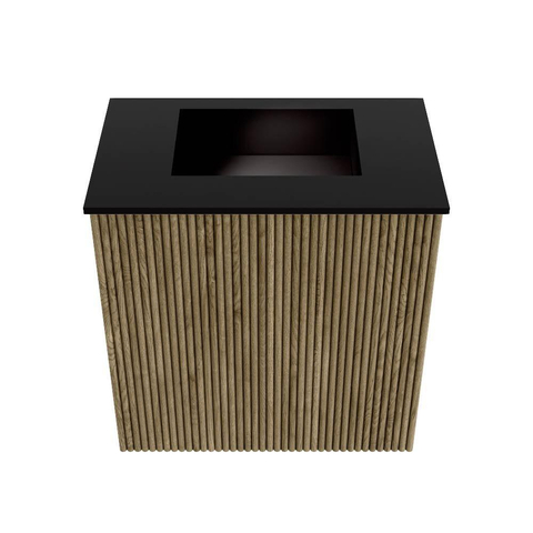 Mondiaz JOYA 40cm meuble de toilette - couleur Dusk - Vasque FAYE position Milieu Sans trou de robinet couleur Urban. SW1421641
